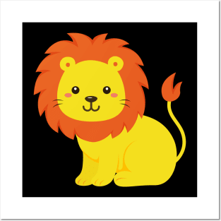 Lion Cub for Kids Posters and Art